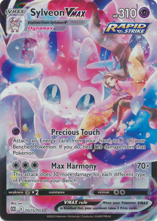 Sword & Shield: Brilliant Stars: TG15/TG30 - Sylveon VMAX -  Ultra Rare