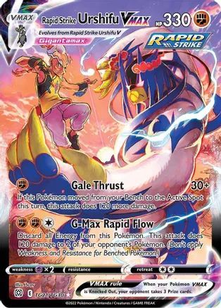 Sword & Shield: Brilliant Stars :  TG21/TG30 -Rapid Strike Urshifu VMAX - Ultra Rare