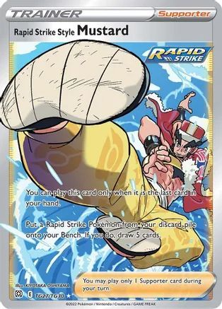 Sword & Shield: Brilliant Stars :  TG27/TG30 - Rapid Strike Style Mustard -Ultra Rare