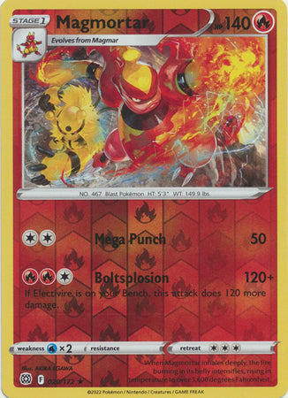 Sword & Shield: Brilliant Stars : 020/172 - Magmortar - Rare Reverse Holo