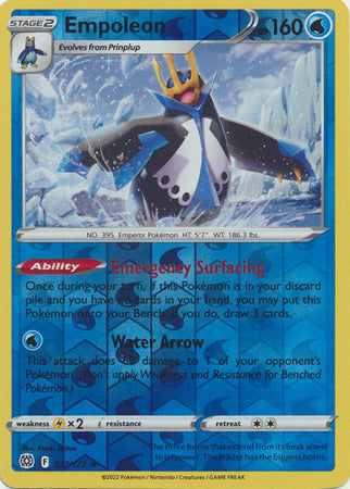 Sword & Shield: Brilliant Stars : 037/172 - Empoleon - Holo Rare Reverse Holo