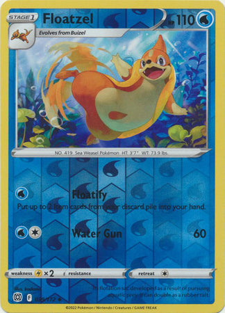 Sword & Shield: Brilliant Stars : 039/172 - Floatzel - Uncommon Reverse Holo