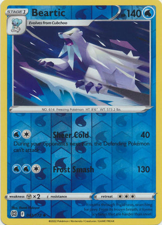 Sword & Shield: Brilliant Stars : 043/172 - Beartic - Uncommon Reverse Holo