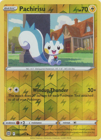 Sword & Shield: Brilliant Stars : 052/172 - Pachirisu - Uncommon Reverse Holo
