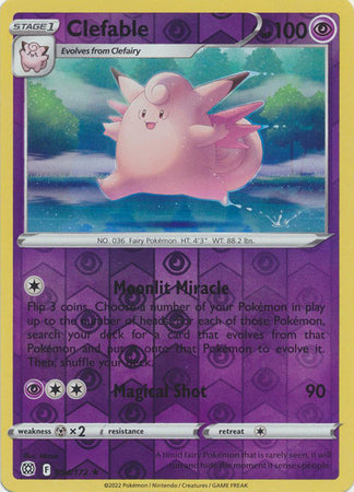 Sword & Shield: Brilliant Stars : 054/172 - Clefable - Rare Reverse Holo