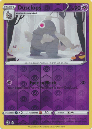 Sword & Shield: Brilliant Stars : 061/172 - Dusclops - Uncommon Reverse Holo