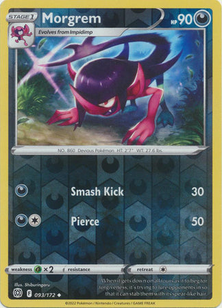 Sword & Shield: Brilliant Stars : 093/172 - Morgrem - Uncommon Reverse Holo