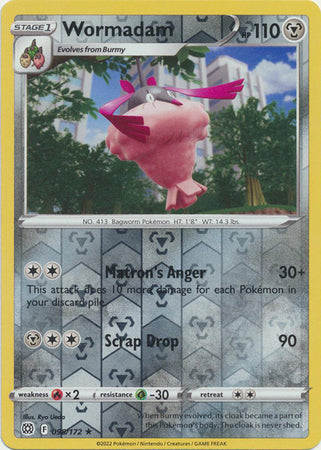 Sword & Shield: Brilliant Stars:  098/172 - Wormadam -Rare Reverse Holo