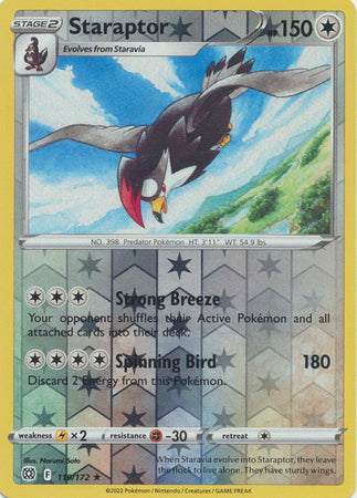 Sword & Shield: Brilliant Stars : 119/172 -  Staraptor - Rare Reverse Holo
