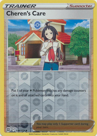 Sword & Shield: Brilliant Stars : 134/172 - Cheren's Care - Uncommon Reverse Holo