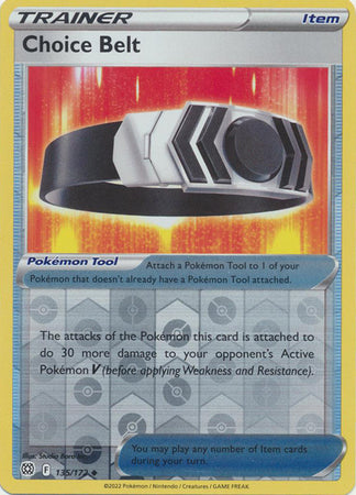Sword & Shield: Brilliant Stars : 135/172 - Choice Belt - Uncommon Reverse Holo