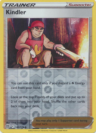 Sword & Shield: Brilliant Stars : 143/172 - Kindler - Uncommon Reverse Holo