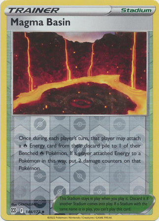 Sword & Shield: Brilliant Stars : 144/172 - Magma Basin - Uncommon Reverse Holo