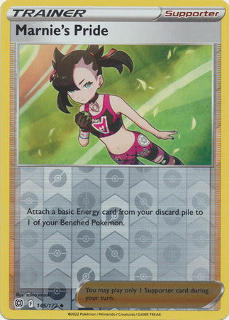 Sword & Shield: Brilliant Stars : 145/172 - Marnie's Pride - Uncommon Reverse Holo