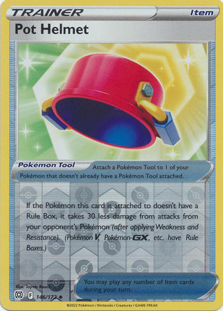 Sword & Shield: Brilliant Stars :  146/172 - Pot Helmet - Uncommon Reverse Holo