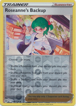 Sword & Shield: Brilliant Stars :  148/172 - Roseanne's Backup - Uncommon Reverse Holo