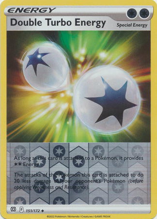 Sword & Shield: Brilliant Stars : 151/172 - Double Turbo Energy - Uncommon Reverse Holo