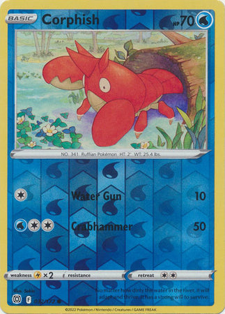 Sword & Shield: Brilliant Stars : 032/172 - Corphish - Common Reverse Holo