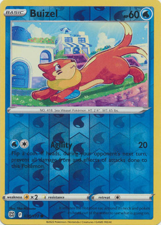 Sword & Shield: Brilliant Stars : 038/172 - Buizel - Common Reverse Holo