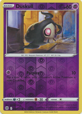 Sword & Shield: Brilliant Stars : 060/172 - Duskull - Common Reverse Holo