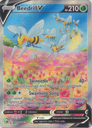 Sword & Shield: Astral Radiance:  161/189 - Beedrill V -Alternate Art Ultra Rare