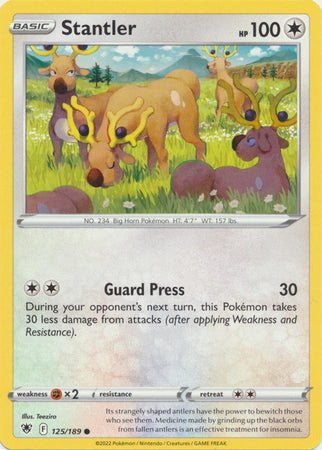 Sword & Shield: Astral Radiance: 125/189 - Stantler - Common