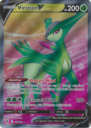 Sword & Shield: Astral Radiance: 164/189 - Virizion V - Full Art Ultra Rare