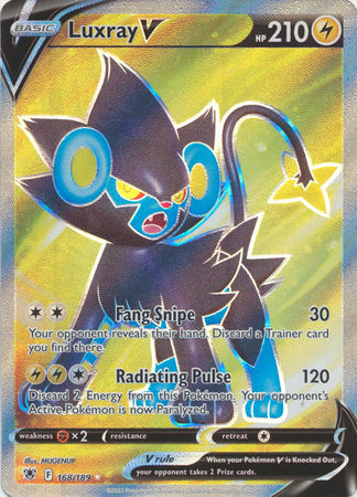 Sword & Shield: Astral Radiance: 168/189 - Luxray V - Full Art Ultra Rare