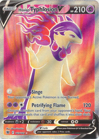 Sword & Shield: Astral Radiance: 169/189 - Hisuian Typhlosion V - Full Art Ultra Rare