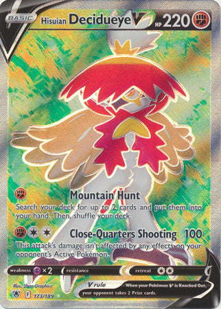 Sword & Shield: Astral Radiance: 173/189 - Hisuian Decidueye V - Full Art Ultra Rare