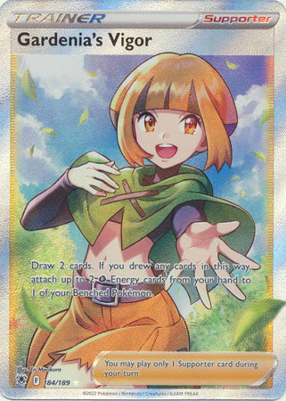 Sword & Shield: Astral Radiance: 184/189 -Gardenia's Vigor -  Full Art Ultra Rare