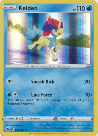 Sword & Shield: Astral Radiance: 045/189 - Keldeo  Holo Rare