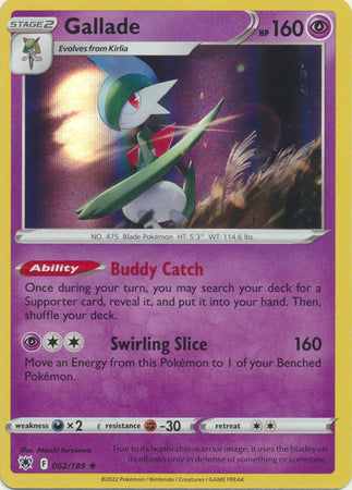 Sword & Shield: Astral Radiance: 062/189 - Gallade - Holo Rare