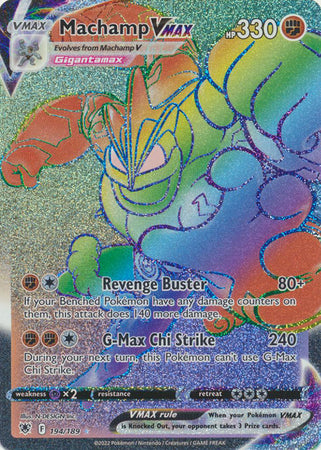 Sword & Shield: Astral Radiance: 194/189 - Machamp VMAX -  Hyper Rare