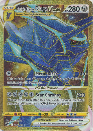 Sword & Shield: Astral Radiance: 210/189 - Origin Forme Dialga VSTAR - Secret Rare