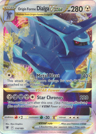 Sword & Shield: Astral Radiance: 114/189 - Origin Forme Dialga VSTAR - Ultra Rare