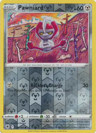 Sword & Shield: Astral Radiance: 115/189 - Pawniard -  Common Reverse Holo