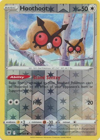 Sword & Shield: Astral Radiance: 120/189 - Hoothoot  - Common Reverse Holo