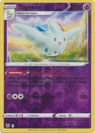 Sword & Shield: Astral Radiance: 057/189 - Togekiss - Holo Rare Reverse Holo