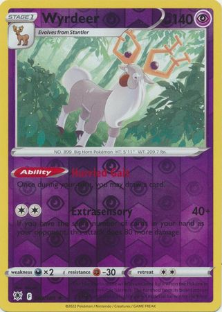 Sword & Shield: Astral Radiance: 069/189 - Wyrdeer - Holo Rare Reverse Holo