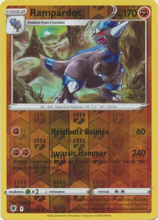 Sword & Shield: Astral Radiance: 077/189 - Rampardos -  Holo Rare Reverse Holo