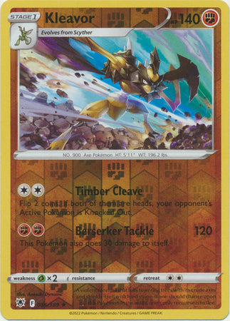 Sword & Shield: Astral Radiance: 086/189 - Kleavor - Holo Rare Reverse Holo