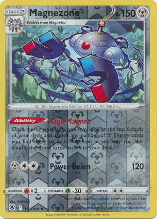 Sword & Shield: Astral Radiance: 107/189 - Magnezone - Holo Rare Reverse Holo