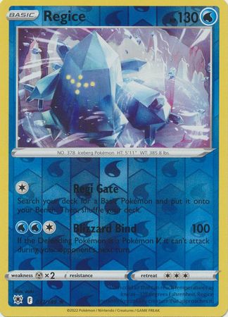 Sword & Shield: Astral Radiance: 037/189 - Regice - Rare Reverse Holo