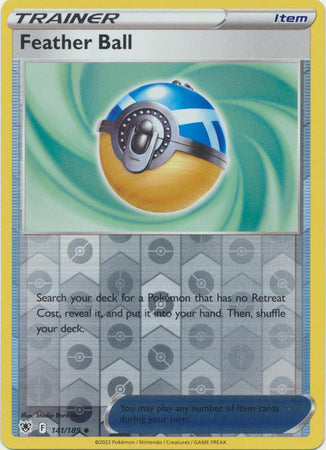 Sword & Shield: Astral Radiance: 141/189 -Feather Ball -  Uncommon Reverse Holo