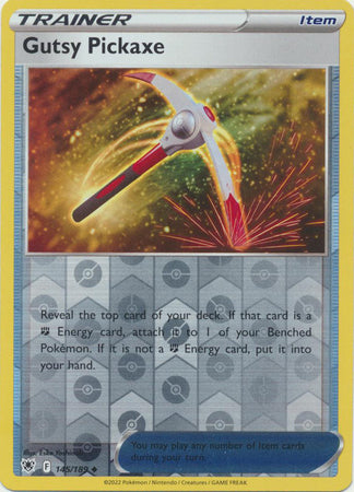 Sword & Shield: Astral Radiance:  145/189 -Gutsy Pickaxe -  Uncommon Reverse Holo