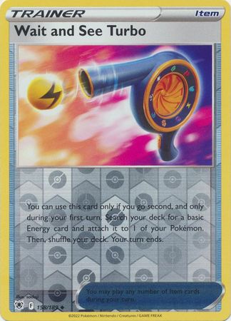 Sword & Shield: Astral Radiance: 158/189 - Wait and See Turbo - Uncommon Reverse Holo