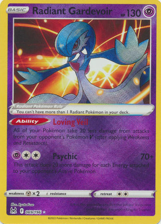 Sword & Shield: Lost Origin : 069/196 - Radiant Gardevoir - Radiant Rare