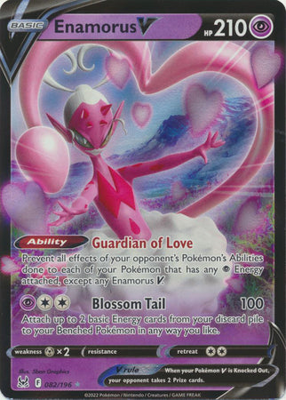 Sword & Shield: Lost Origin :  082/196 - Enamorus V - Ultra Rare