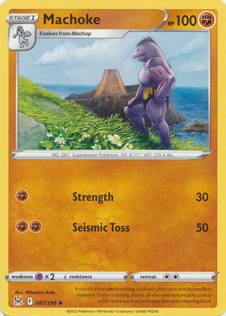 Sword & Shield: Lost Origin : 087/196 - Machoke - Uncommon